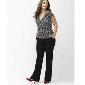 Lane Bryant Sophie Pant Straight Fit Boot Cut 22s